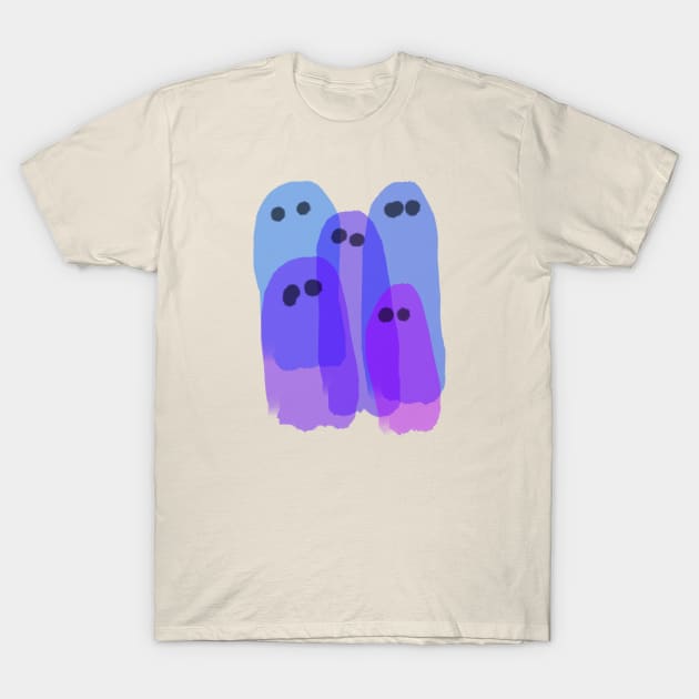 Blue Boos T-Shirt by The Dactyl